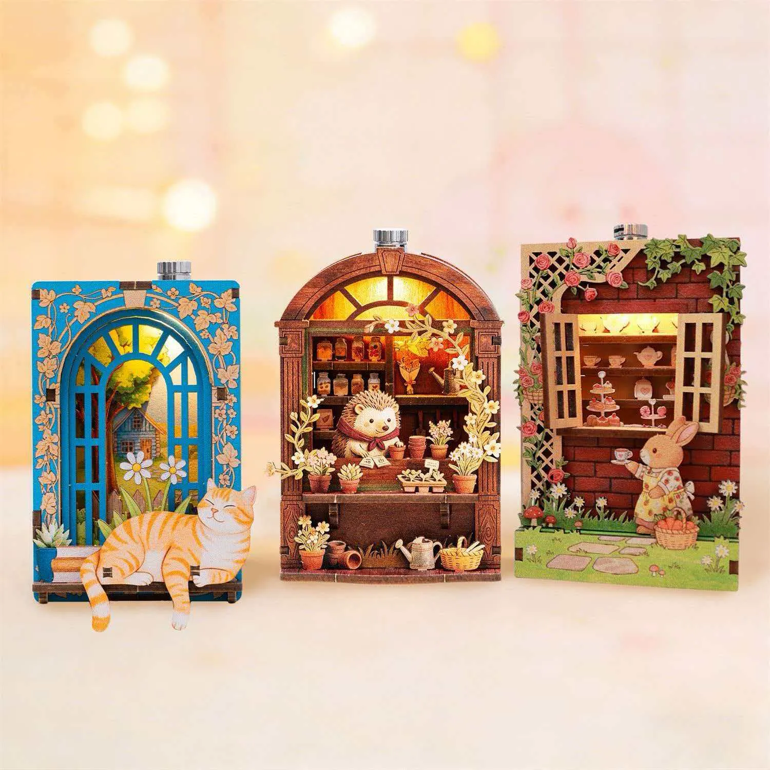 3D Holzpuzzle - Serie Märchenhafte Straßenecke | Kühlschrankmagnet - Image 11