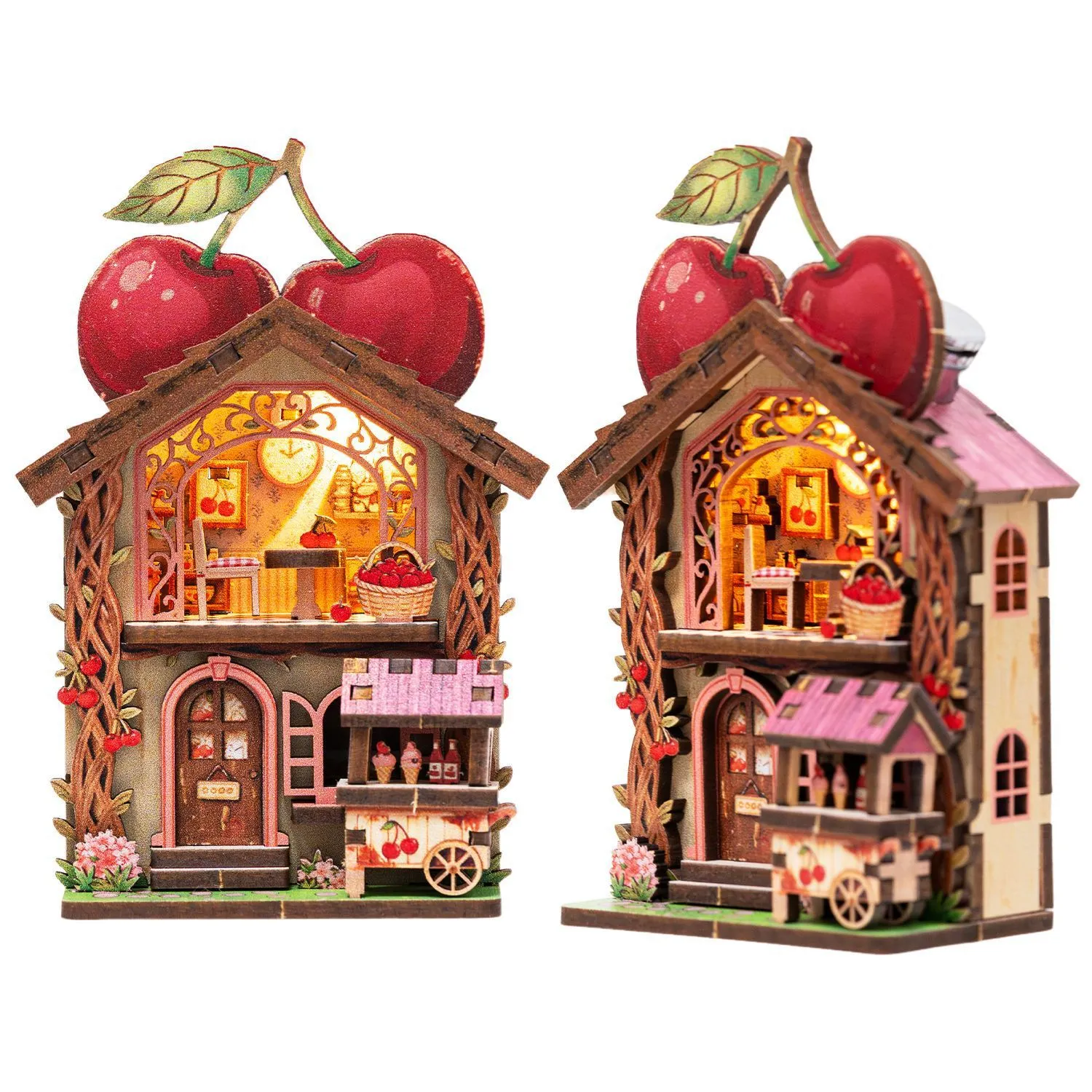 3D Holzpuzzle - Serie Märchenhafte Straßenecke | Kühlschrankmagnet - Image 13