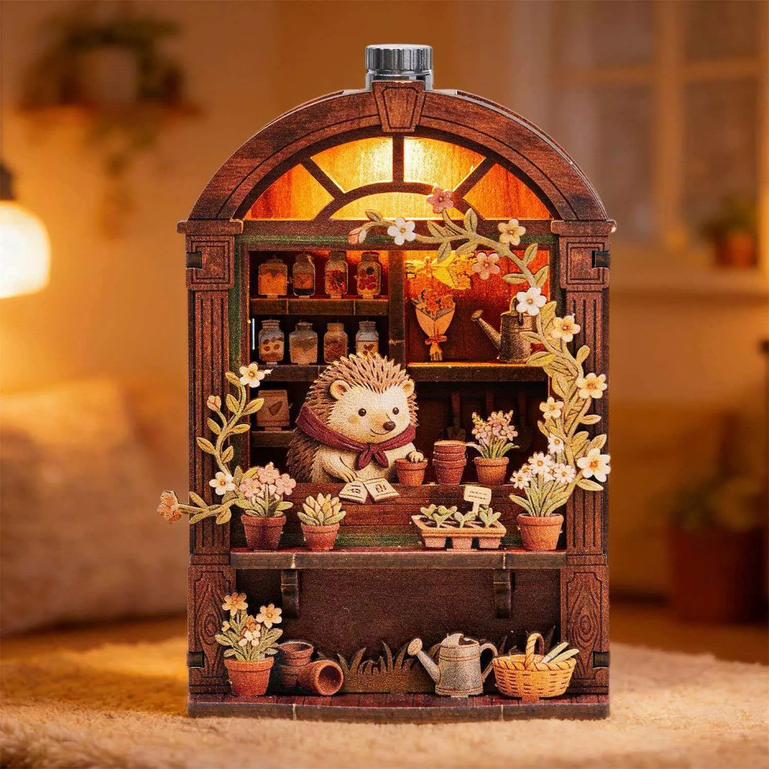 3D Holzpuzzle - Serie Märchenhafte Straßenecke | Kühlschrankmagnet - Image 6