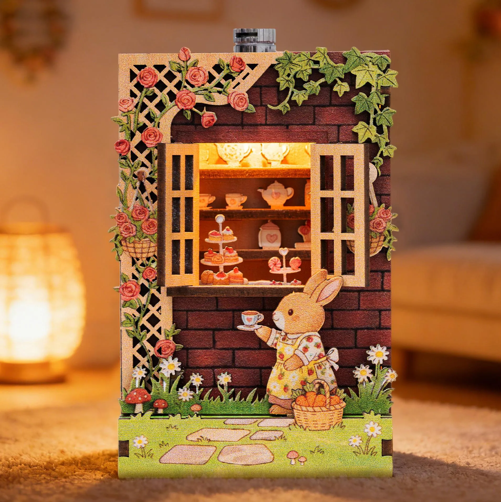 3D Holzpuzzle - Serie Märchenhafte Straßenecke | Kühlschrankmagnet - Image 7