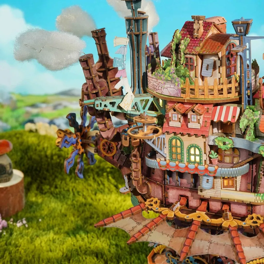 3D Holzpuzzle - Walking Castle - Image 2