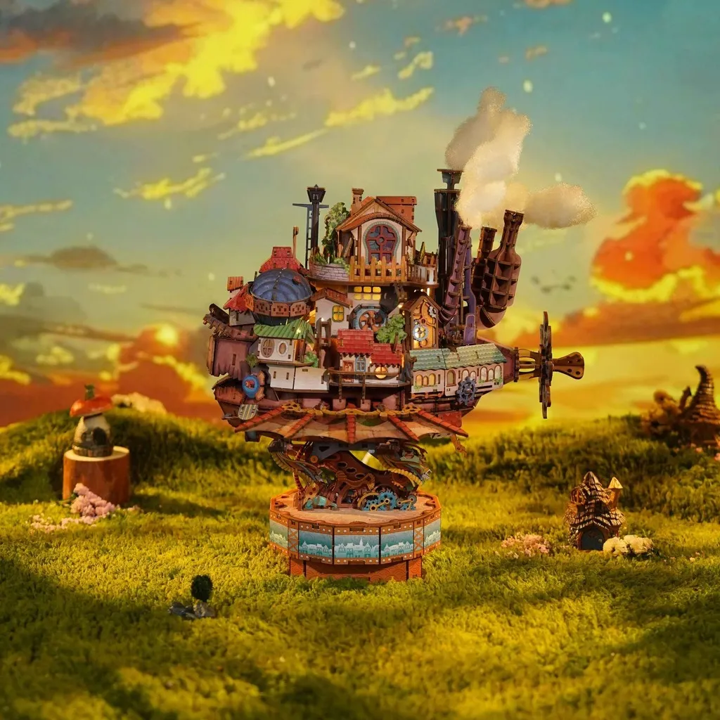 3D Holzpuzzle - Walking Castle - Image 3