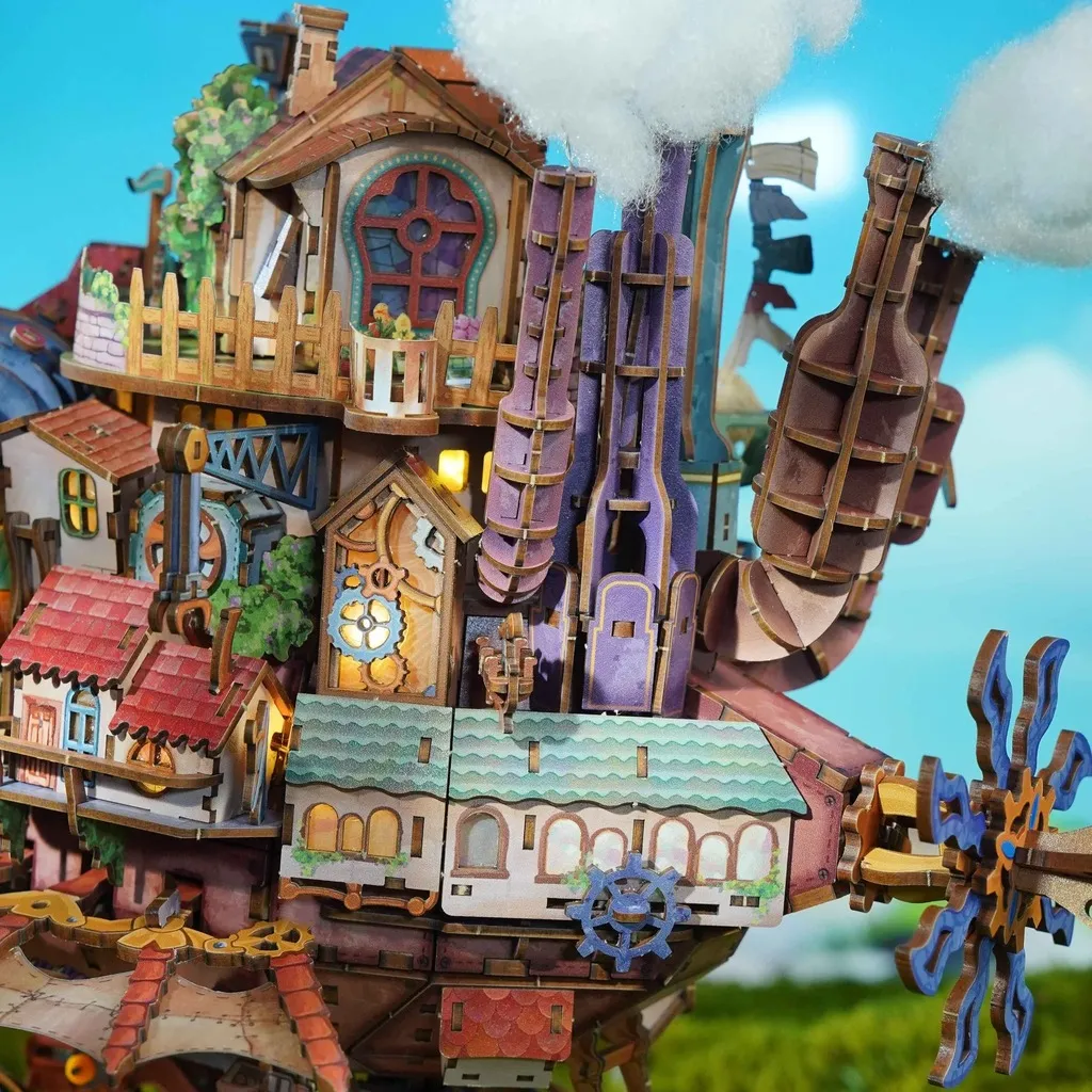 3D Holzpuzzle - Walking Castle - Image 4