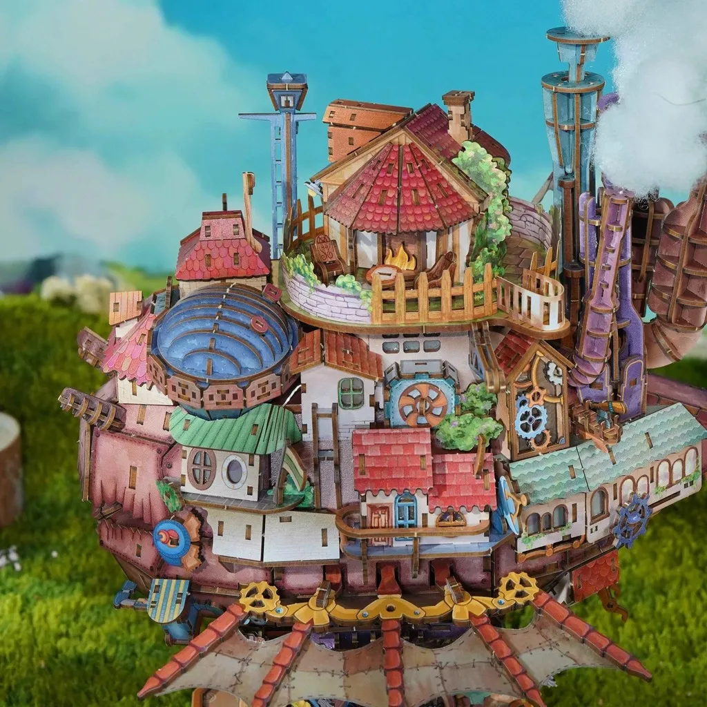 3D Holzpuzzle - Walking Castle - Image 6