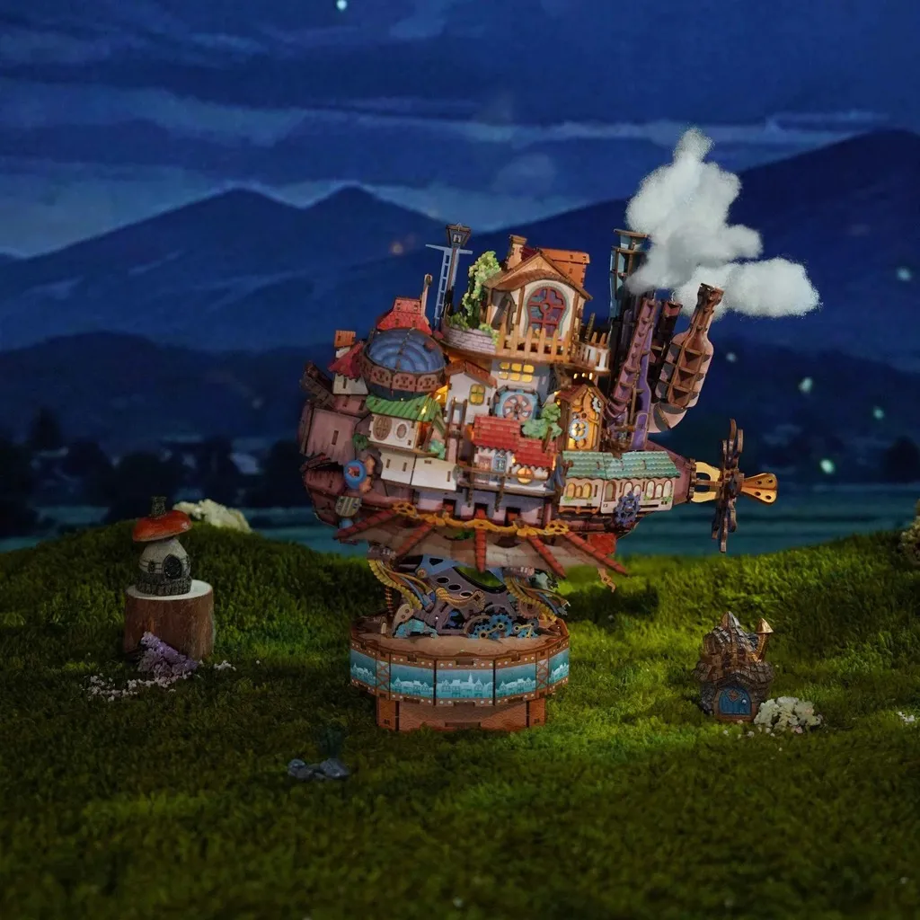 3D Holzpuzzle - Walking Castle - Image 7