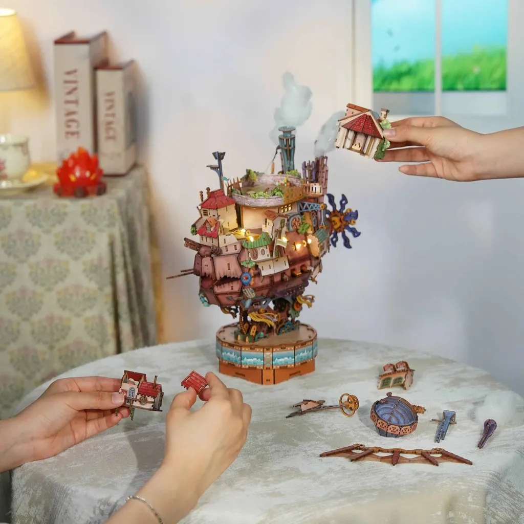 3D Holzpuzzle - Walking Castle - Image 8
