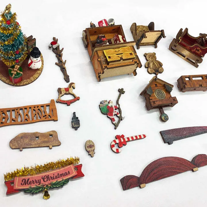 Book Nook - Christmas Jingle Cabin - Image 6