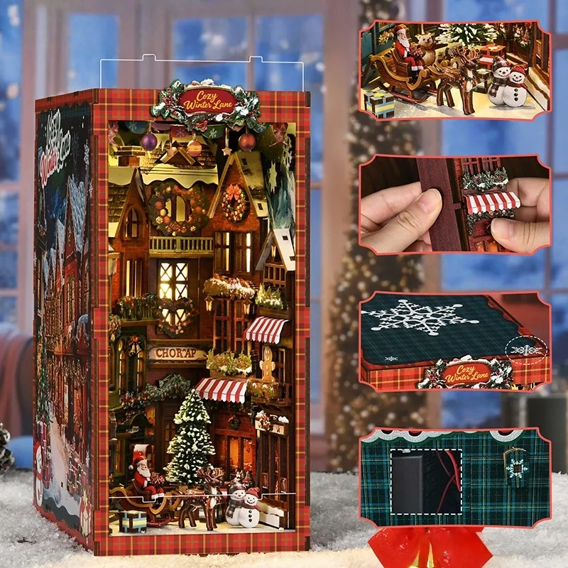 Book Nook - Christmas Street Corner - Image 3
