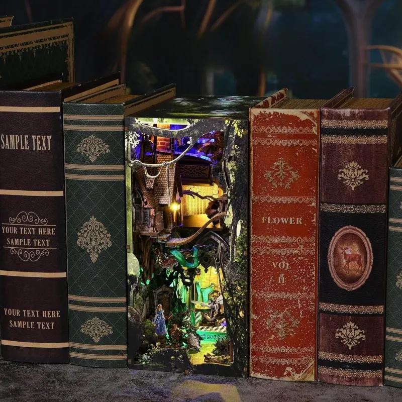 Book Nook - Down The Rabbit-Hole Alice in Wonderland - Image 4
