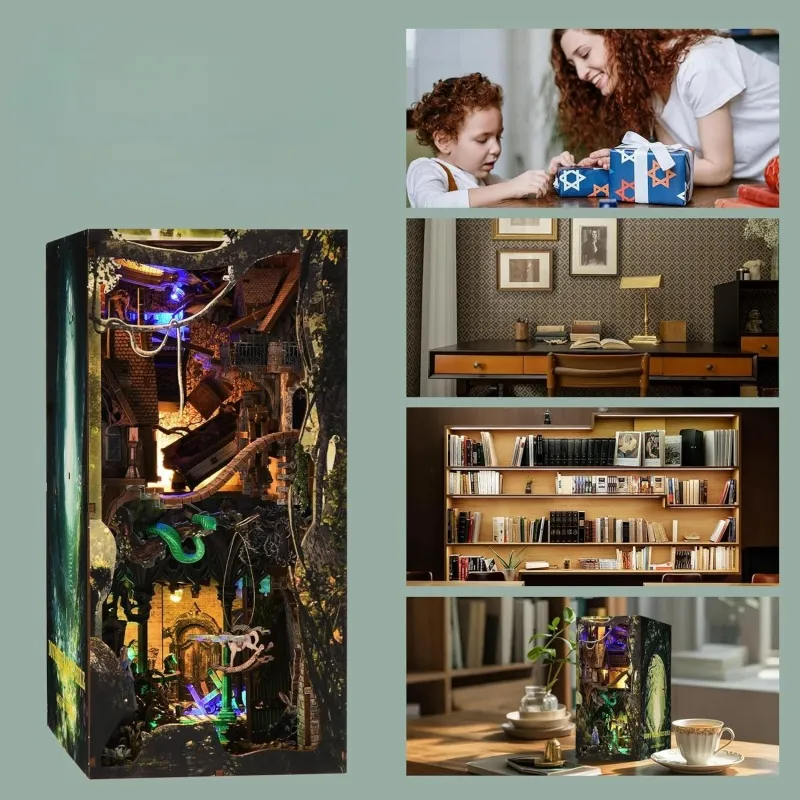 Book Nook - Down The Rabbit-Hole Alice in Wonderland - Image 5