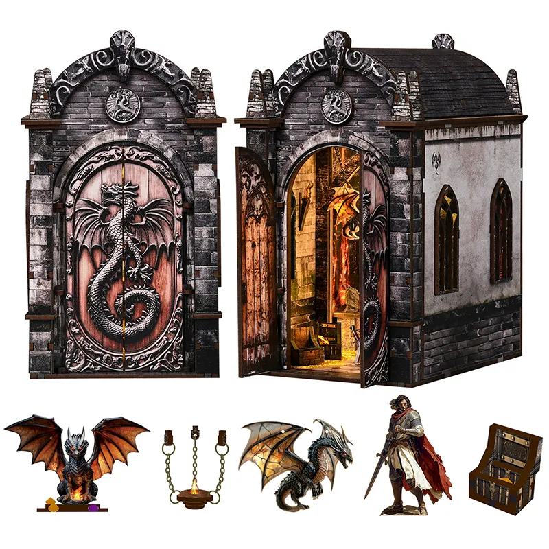 Book Nook Fourth Wing - Dragons Treasure Labyrinth - Image 14