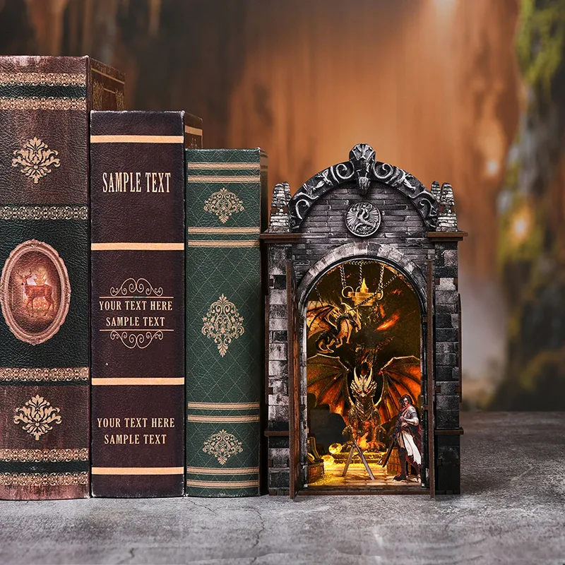 Book Nook Fourth Wing - Dragons Treasure Labyrinth - Image 4