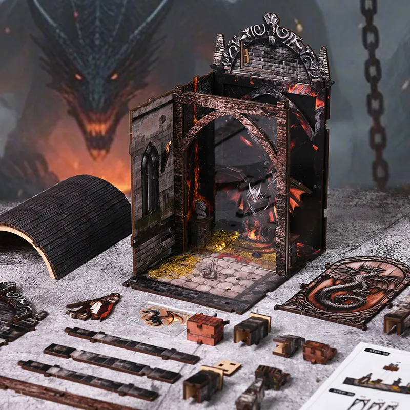 Book Nook Fourth Wing - Dragons Treasure Labyrinth - Image 5