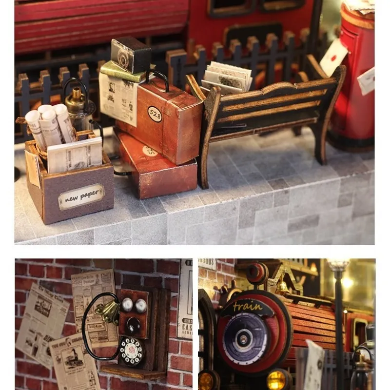 Book Nook - Fantasy Train Platform - Image 4