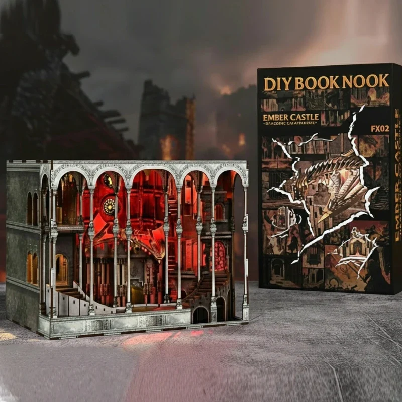Book Nook Fourth Wing - Ember Castle - Image 5