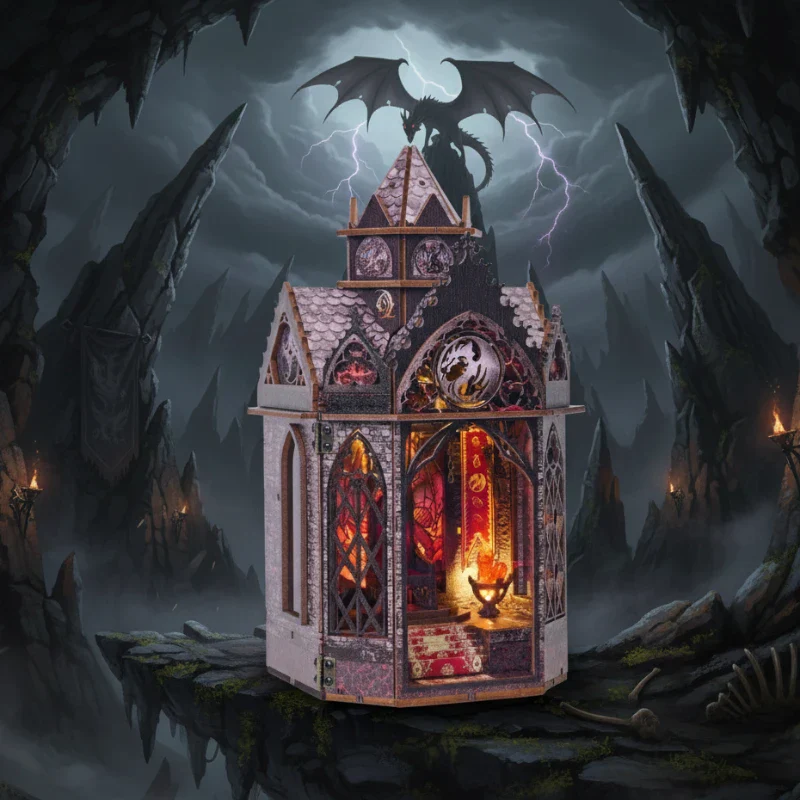 Book Nook Fourth Wing - Sprie of the Wyrm - Image 12