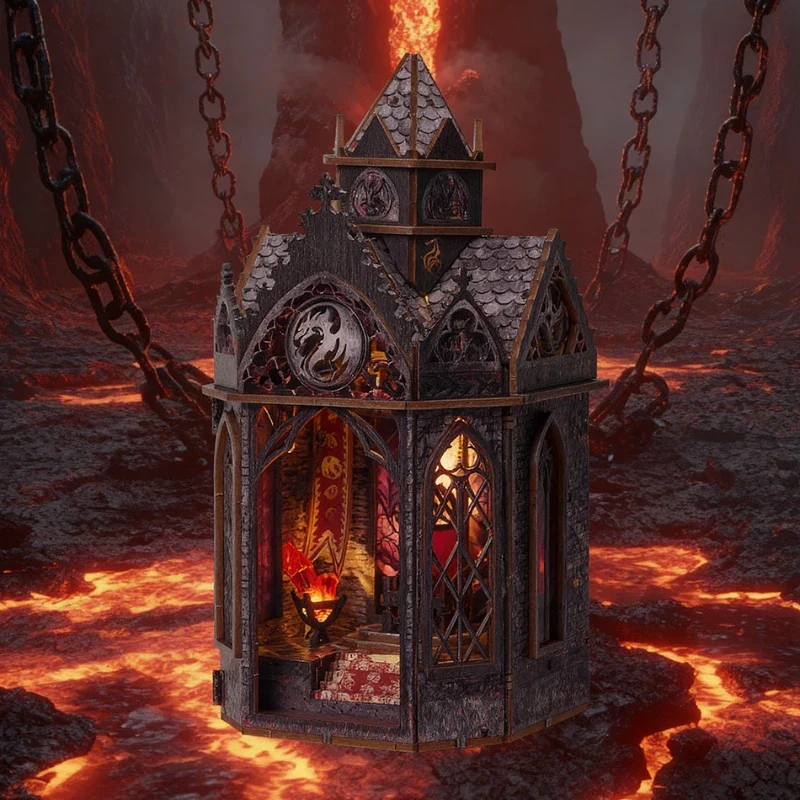 Book Nook Fourth Wing - Sprie of the Wyrm - Image 13