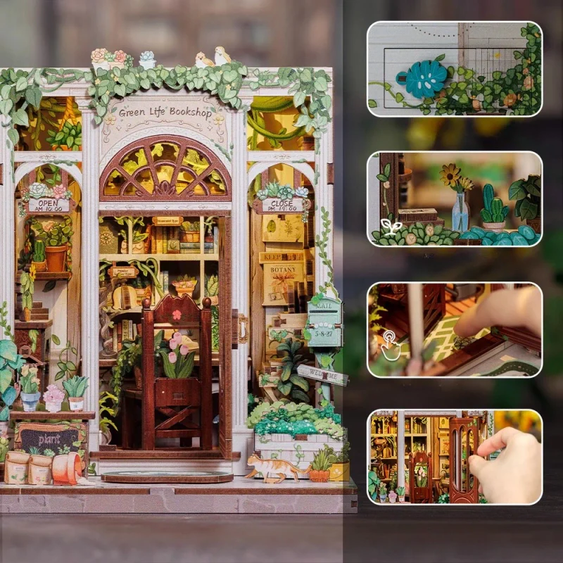 Book Nook Kit - Green Life Bookshop - Image 3