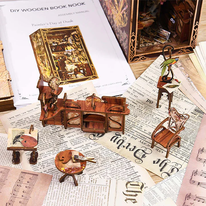 Book Nook - Painter's Day At Dusk - Image 11