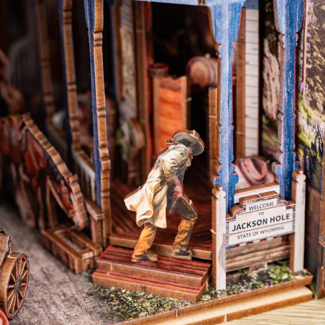 DIY Holz Book Nook - Western Town - Image 5