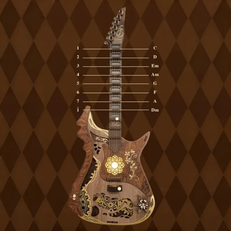 3D Holzpuzzle - Gitarren Bausatz - Image 5