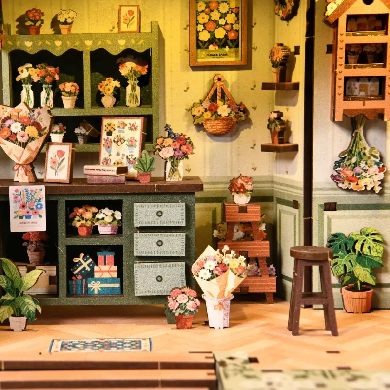 Miniatur Haus - Aura Verde Flower Room - Image 4