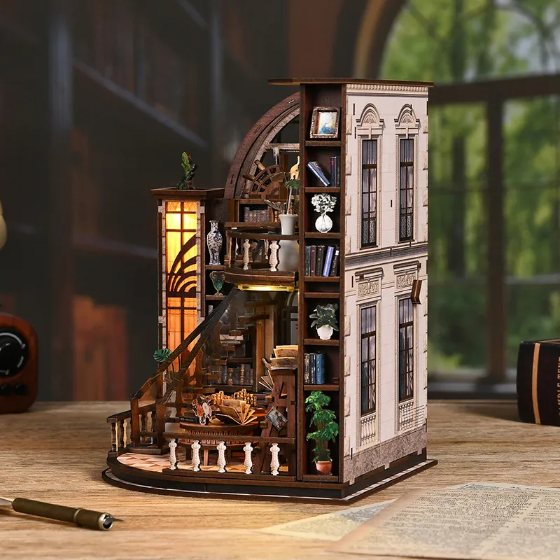 Miniatur Haus Bausatz - Bacchus Bookstore - Image 10