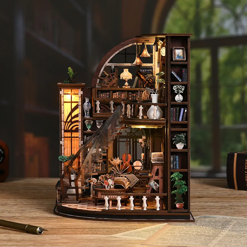 Miniatur Haus Bausatz - Bacchus Bookstore - Image 11
