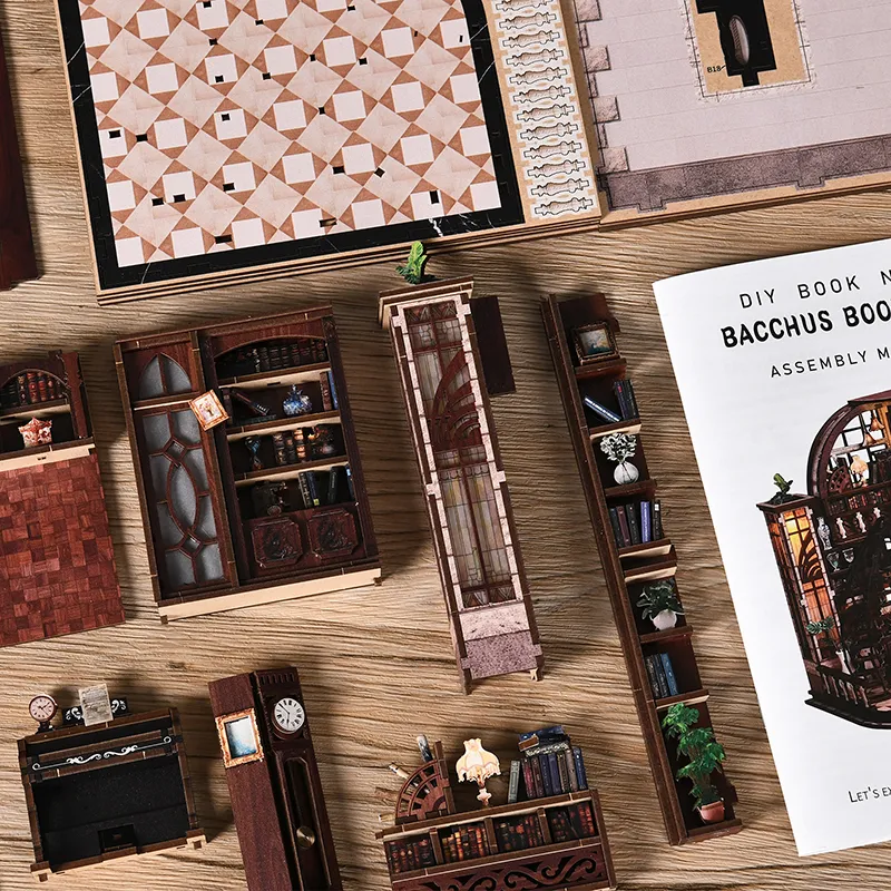 Miniatur Haus Bausatz - Bacchus Bookstore - Image 14