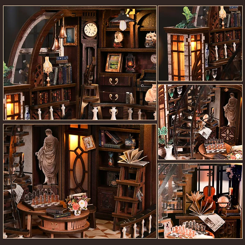 Miniatur Haus Bausatz - Bacchus Bookstore - Image 2