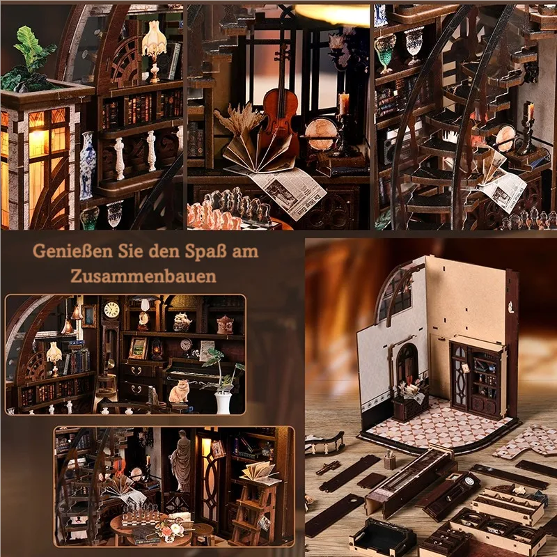 Miniatur Haus Bausatz - Bacchus Bookstore - Image 3