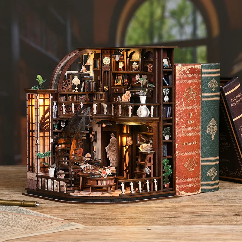 Miniatur Haus Bausatz - Bacchus Bookstore - Image 4