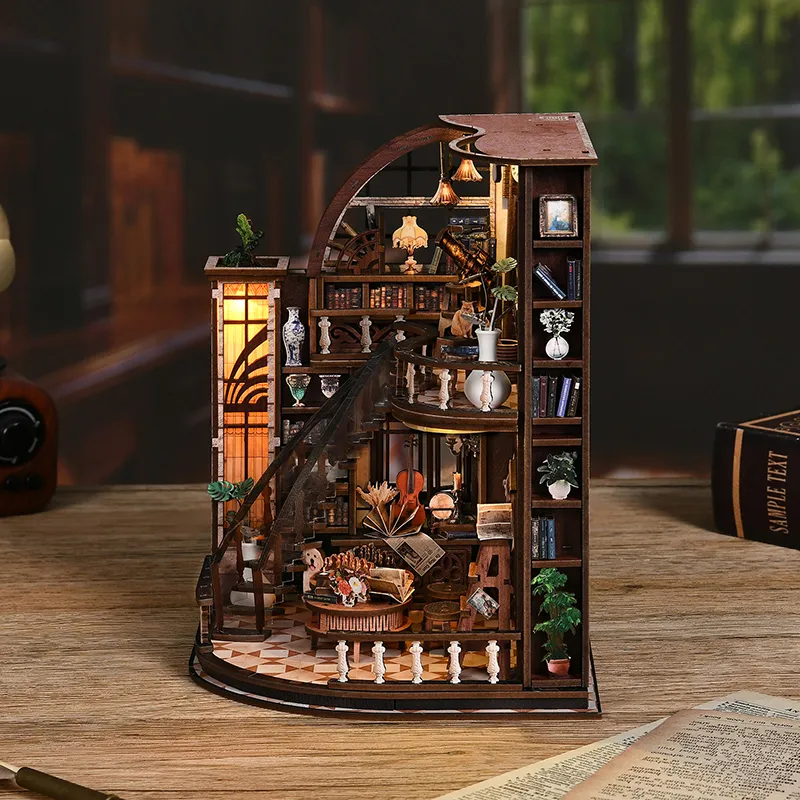 Miniatur Haus Bausatz - Bacchus Bookstore - Image 5