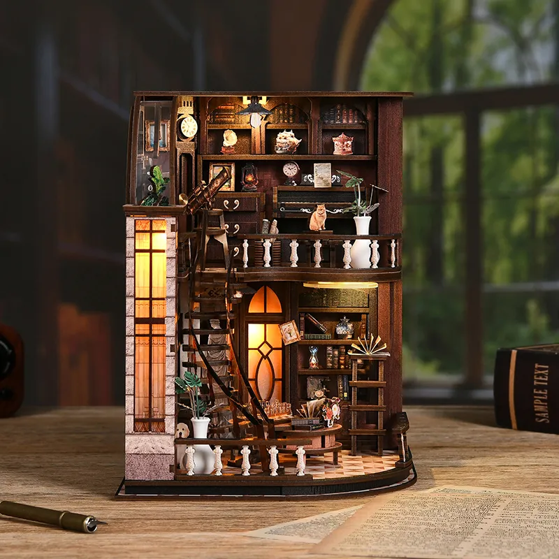 Miniatur Haus Bausatz - Bacchus Bookstore - Image 6