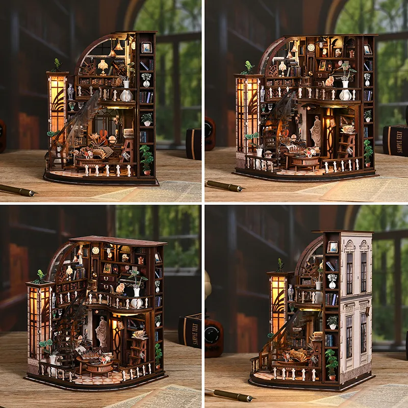 Miniatur Haus Bausatz - Bacchus Bookstore - Image 8