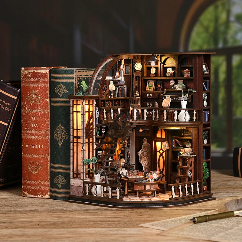 Miniatur Haus Bausatz - Bacchus Bookstore - Image 9