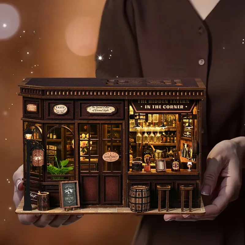 Miniatur Haus Bausatz - Corner Tavern - Image 10