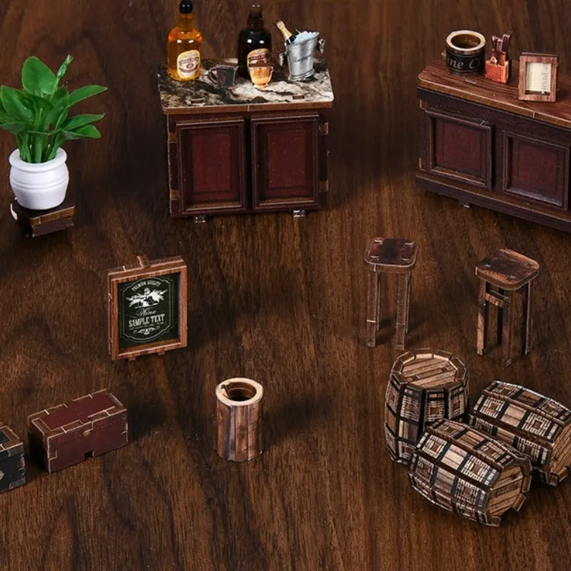 Miniatur Haus Bausatz - Corner Tavern - Image 3
