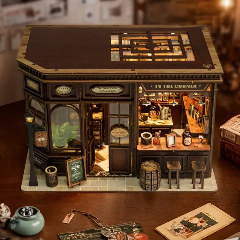 Miniatur Haus Bausatz - Corner Tavern - Image 4