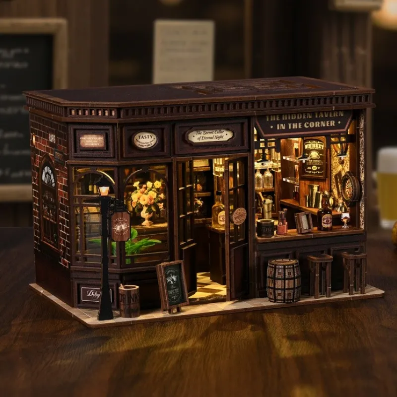 Miniatur Haus Bausatz - Corner Tavern - Image 5