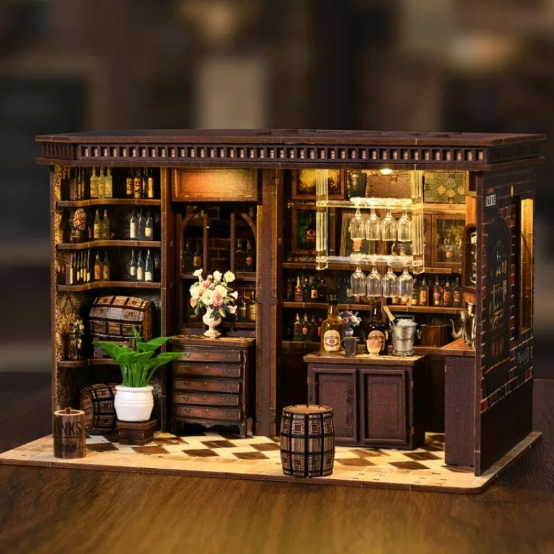 Miniatur Haus Bausatz - Corner Tavern - Image 7