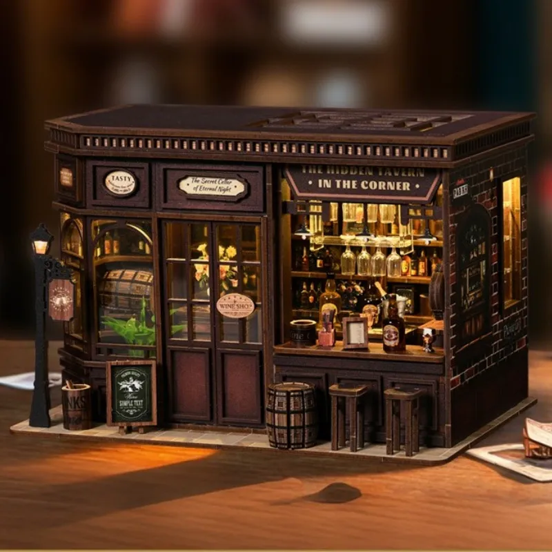 Miniatur Haus Bausatz - Corner Tavern - Image 8