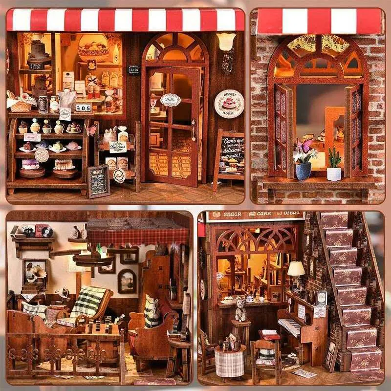 Miniatur Haus Bausatz - Corner Dessert House - Image 10
