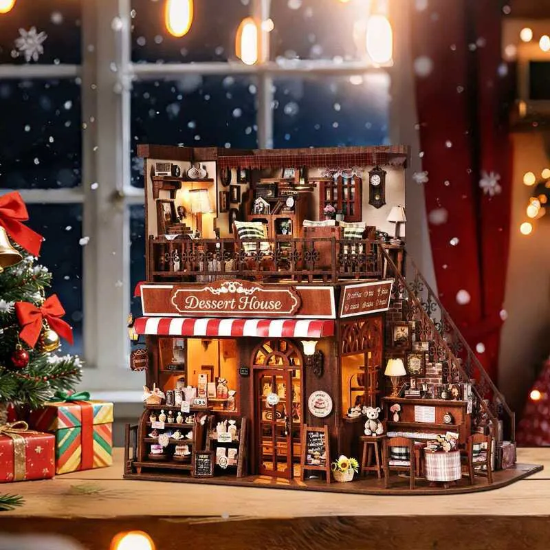 Miniatur Haus Bausatz - Corner Dessert House - Image 11