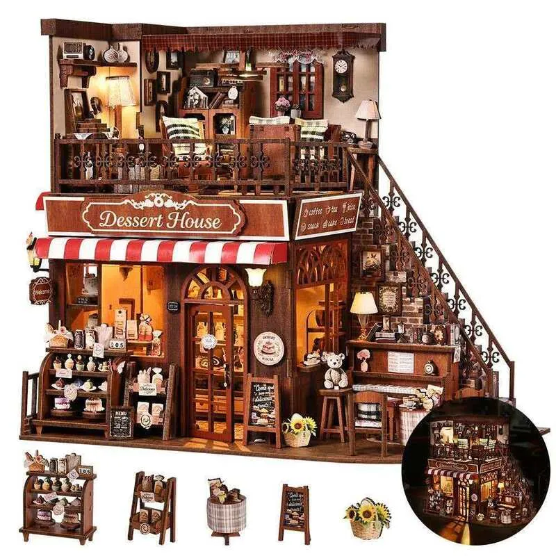 Miniatur Haus Bausatz - Corner Dessert House - Image 12