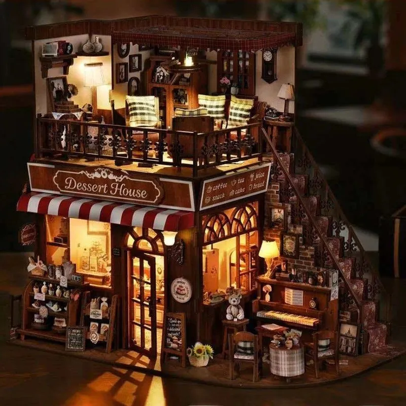 Miniatur Haus Bausatz - Corner Dessert House - Image 8