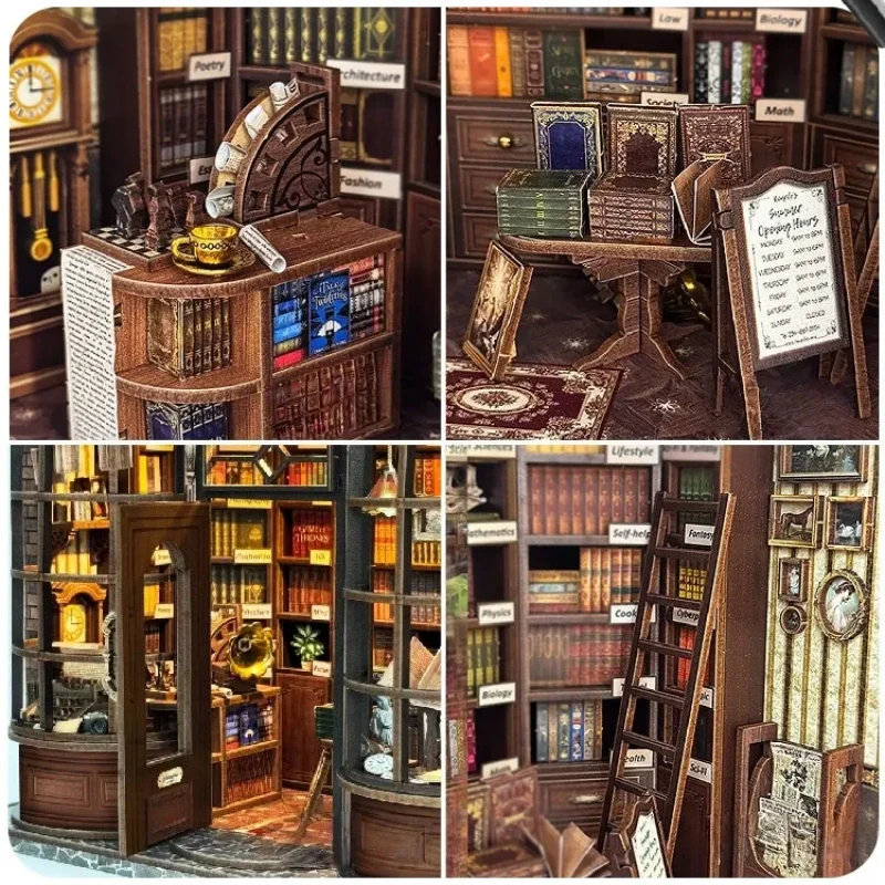 Miniatur Haus Bausatz - Hoggor Bookstore - Image 2