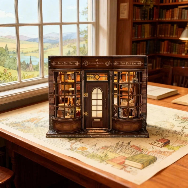Miniatur Haus Bausatz - Hoggor Bookstore - Image 4