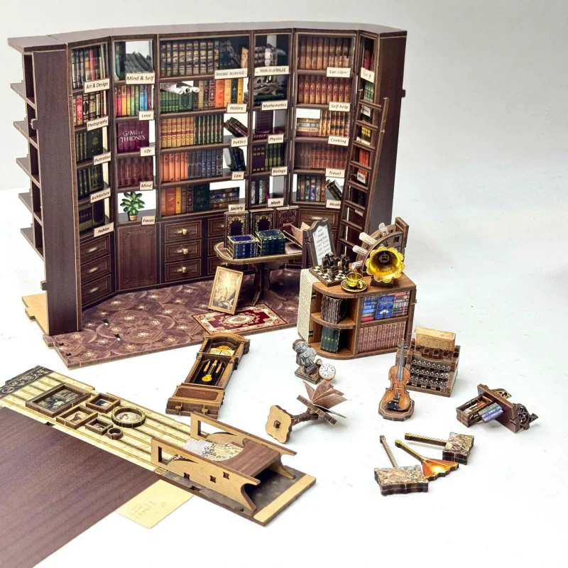 Miniatur Haus Bausatz - Hoggor Bookstore - Image 6