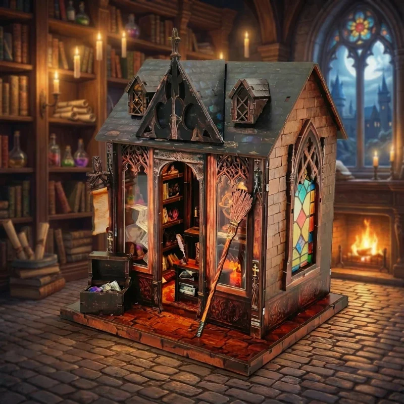 Miniatur Haus Bausatz - Hogsmeade Cottage - Image 8